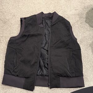 Lululemon Womens Black Bomber Vest